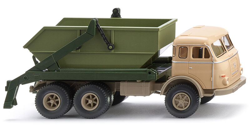 1955-61 Henschel ダンプトラック ベージュ \u0026 オリーブグリーン / WIKING 1/87