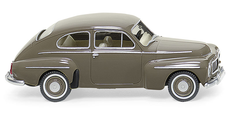 Volvo PV 544 ベージュ薄墨色 ミニカー / WIKING 1/87 おもちゃ-車-ミニカー・トイカー