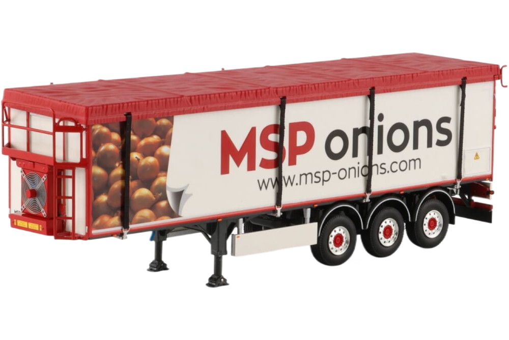 MSP Onions ベルトトレーラー 3軸 トレーラー / WSI 1/50 建設機械模型 工事車両