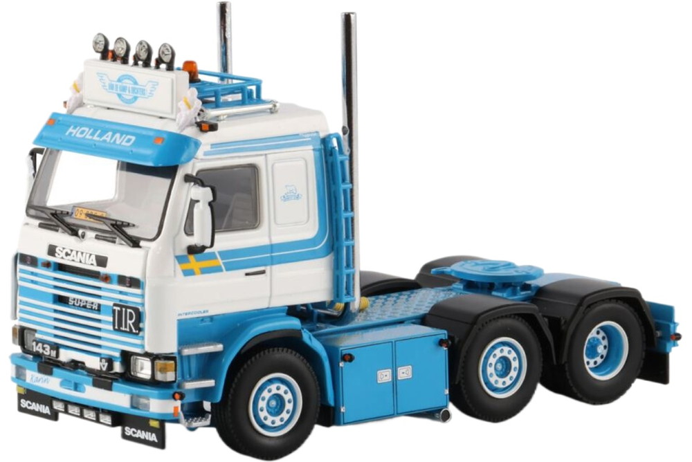 Van de Kamp Dochters Scania 3 Serie TwinSteer / WSI 1/50 作り上げる機械類ひな形 工事鉄道車両
