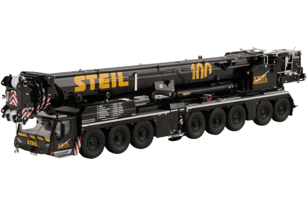 Steil Liebherr LTM165081 起重機 可動性起重機 / WSI 1/50 築き上げる機械類ひな型 工事鉄道車両