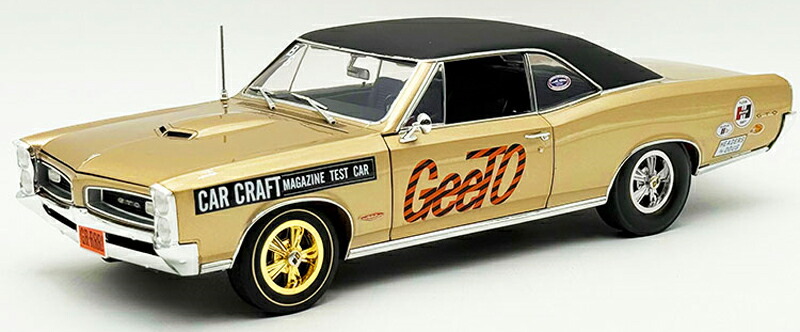 Pontiacポンティアック GTO Car Craft 取り調べる鉄道車両 1966 アメ車 ひな形 マッスルカー / ACME 1/18 ミニカー ひな形