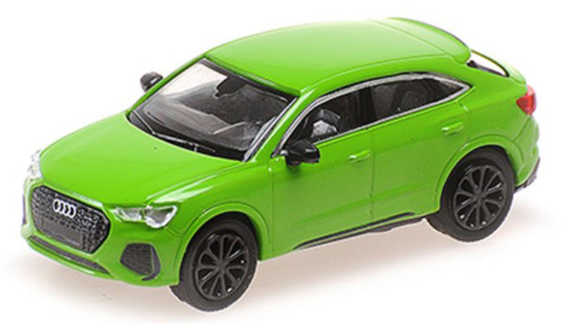 Audiアウディ RS Q3 スポーツバック 2019 グリーン SUV 模型 モデル / MINICHAMPS 1/87 ミニカー 模型