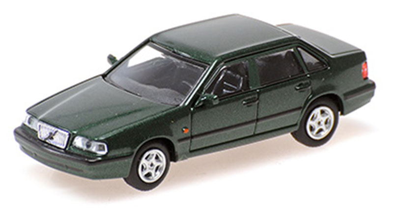 Volvoボルボ 850 サルーン 1994 グリーン セダン 模型 ダイキャスト モデル / MINICHAMPS 1/87 ミニカー 模型