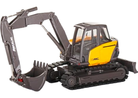 Mecalac 15MC シャヴェル / CONRAD 1/50 築き上げる機械類ひな型 工事鉄道車両