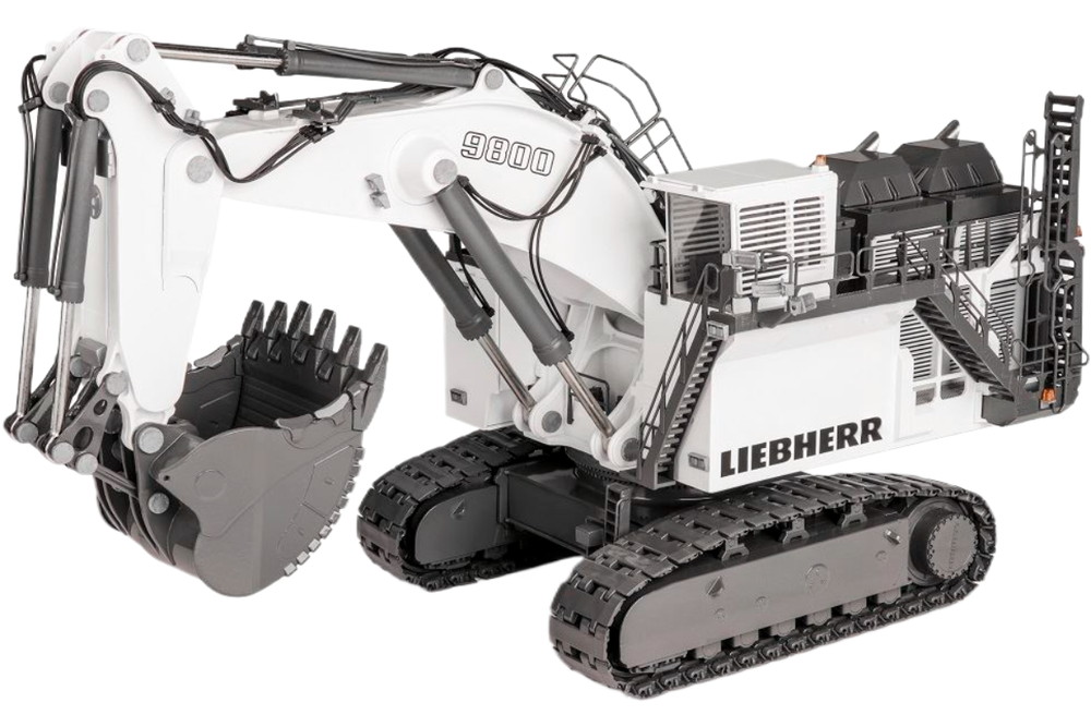 Liebherr R 9800 シャヴェル / CONRAD 1/50 組み上げる機械類ひな形 工事鉄道車両
