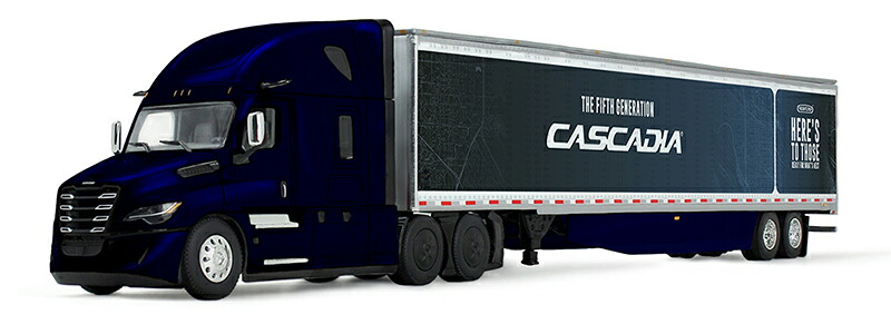 Freightlinerフレイトライナー カスカディア トレーラー トラック 働く車 模型 / DCP 1/64 ミニカー 模型｜ラストホビー