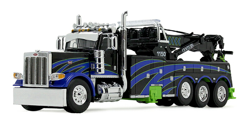 Peterbiltピータービルト 389 レッカー車 ローテーター 働く車 牽引車 模型 / DCP 1/64 ミニカー 模型