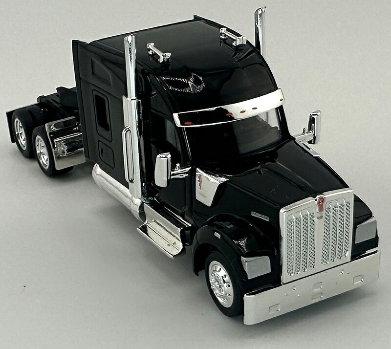 Kenworthケンワース W990 スタンドアップ スリーパーキャブ ブラック トラック 模型 / HO LOGISTICS 1/87 ミニカー 模型