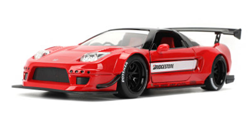 楽天市場】ミニカー 1/24 JadaTOYS 2002 ホンダ NSX TYPE-R 赤 JDM