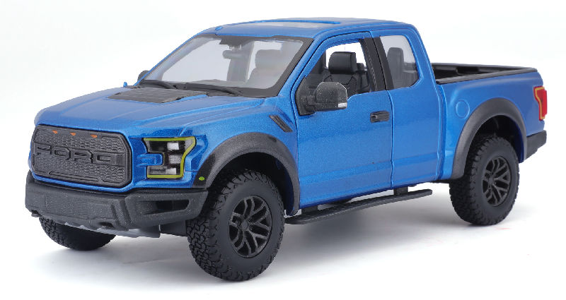 Fordフォード F-150 ラプター 2017 ブルー ピックアップトラック 模型 モデル / MAISTO 1/24 ミニカー 模型