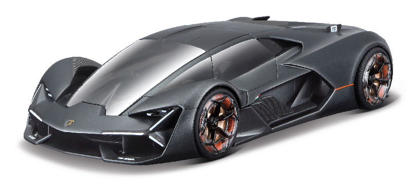 Lamborghiniランボルギーニ テルツォ ミレニオ 薄墨色 百貨店鉄道車両 ひな形 / MAISTO 1/24 ミニカー ひな形
