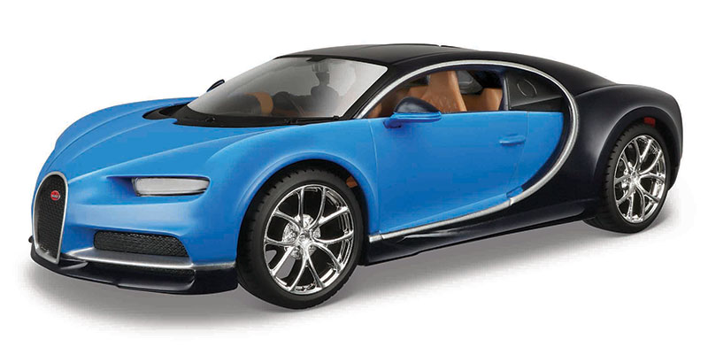 Bugattiブガッティ Chironシロン 青碧 精神的な統合一揃いの道具 ひな形 ひな形 / MAISTO 1/24 ミニカー ひな形