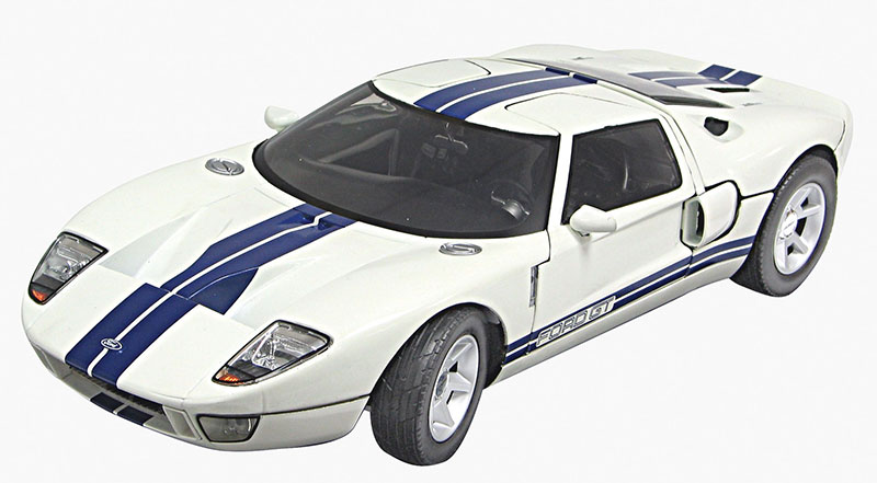Fordフォード GT コンセプト ホワイト/ブルー スポーツカー 模型 モデル / Motor Max 1/12 ミニカー 模型