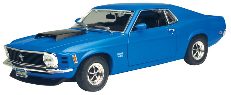 Ford Mustangフォード マスタング BOSS 429 1970 ブルー スポーツカー 模型 / Motor Max 1/24 ミニカー 模型