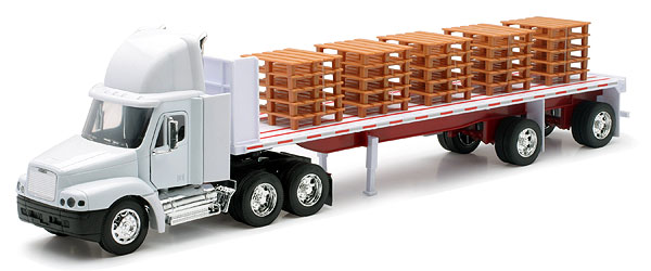 Freightlinerフレイトライナー 世紀 滑っこい臥榻 貨物自動車 働く車 ひな形 / NEW-RAY 1/32 ミニカー ひな形 乗り物のおもちゃ-ミニカー・トイカー