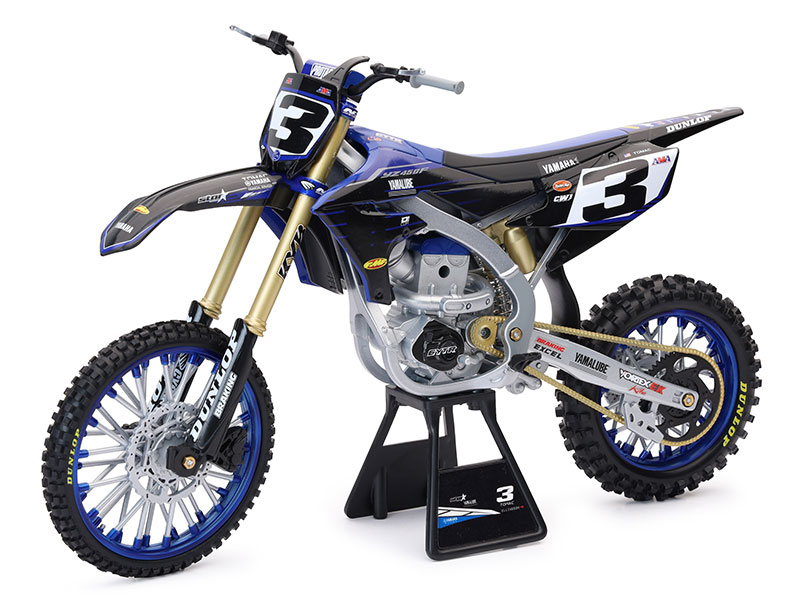 Yamahaヤマハ YZ450F ファクトリーチーム モトクロス バイク 模型 モデル / NEW-RAY 1/6 ミニカー 模型|ラストホビー