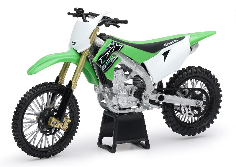 Kawasakiカワサキ KX450 ダートバイク 2019 グリーン モトクロス バイク 模型 / NEW-RAY 1/12 ミニカー 模型
