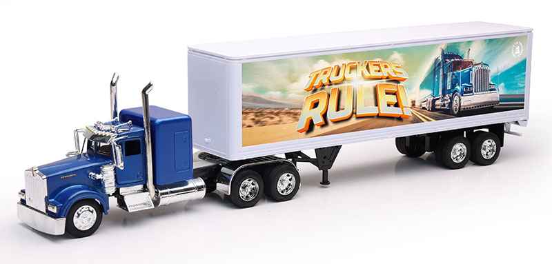Kenworthケンワース カスタム W900 ドライバントレーラー 貨物自動車 働く車 ひな形 / NEW-RAY 1/32 ミニカー ひな形 車-おもちゃ-ミニカー・トイカー