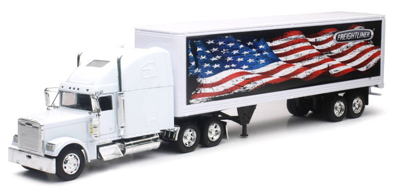 Freightlinerフレイトライナー Classic XL トレーラ仕掛ける 貨物自動車 働く車 ひな形 / NEW-RAY 1/32 ミニカー ひな形 ミニカー・トイカー-おもちゃ
