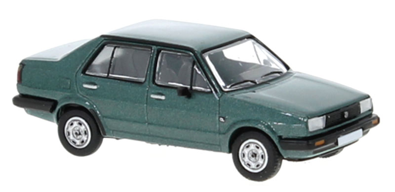 Volkswagenフォルクスワーゲン ジェッタ II ダークグリーン 1984 旧車 模型 モデル / PCX87 1/87 ミニカー 模型