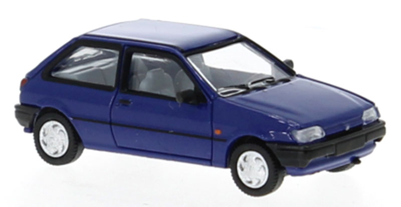 Fordフォード Fiestaフィエスタ MK III 1989 ダークブルー コンパクト 模型 モデル / PCX87 1/87 ミニカー 模型