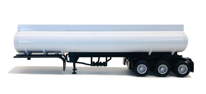 3軸 タンクトレーラー 液体輸送 運搬車 荷台 働く車 模型 ダイキャスト モデル / PROMOTEX 1/87 ミニカー 模型