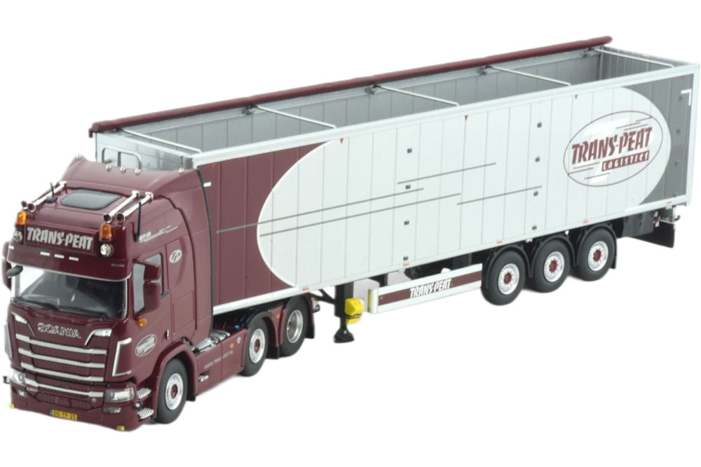 Trans Peat Logistics Scania NGR 6x2 ウォーキングフロアセミトレーラー / TEKNO 1/50 ミニカー 模型|ラストホビー