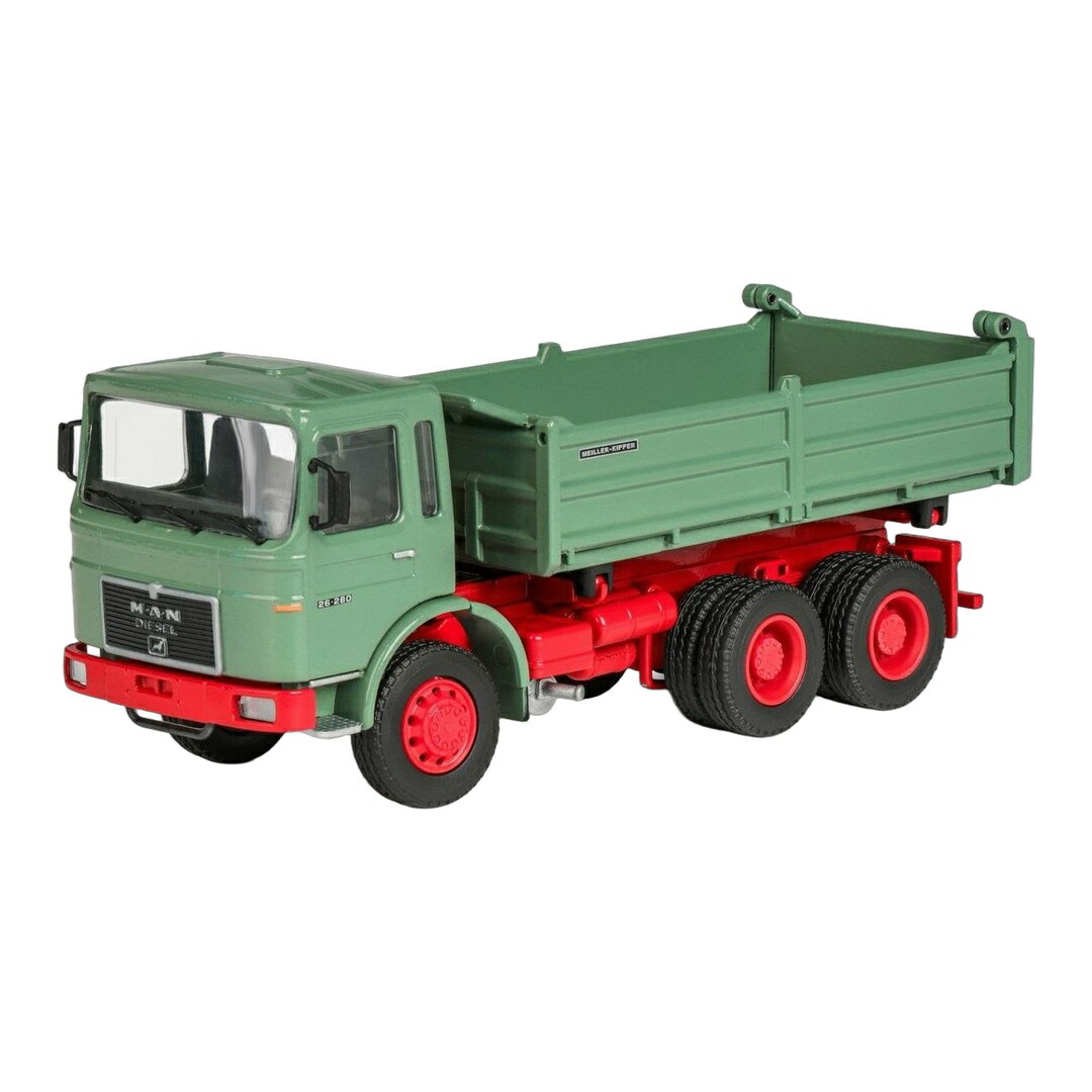MAN F8 26.280 Meiller 3通い路ダンプ車 組みたてる鉄道車両 / CONRAD 1/50 貨物自動車ひな型