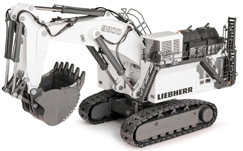 Liebherrリープヘル R 9800 Mining Excavator油圧シャヴェル / CONRAD 1/50 組み上げる機械類 ひな形