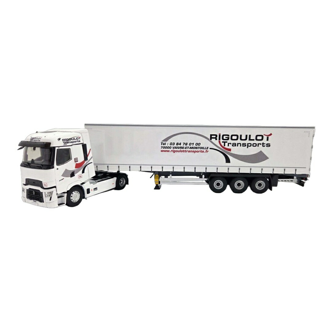 Rigoulot ルノー T High 2023 カーテンサイド セミトレーラー / ELIGOR 1/43 トラック模型