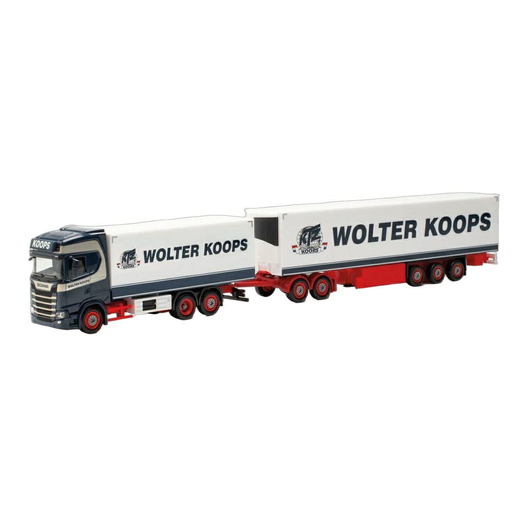 Wolter Koops スカニア CS20 冷凍冷蔵トレーラー 冷凍車 / Herpa 1/87 トラック模型