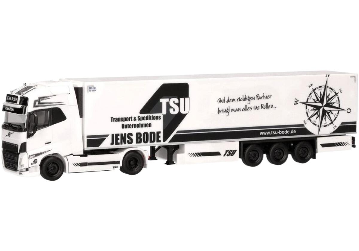 TSU Bode Volvoボルボ FH Gl. XL 2020 reefer semitrailer冷蔵セミトレーラー トラック 模型 /Herpa 1/87｜ラストホビー