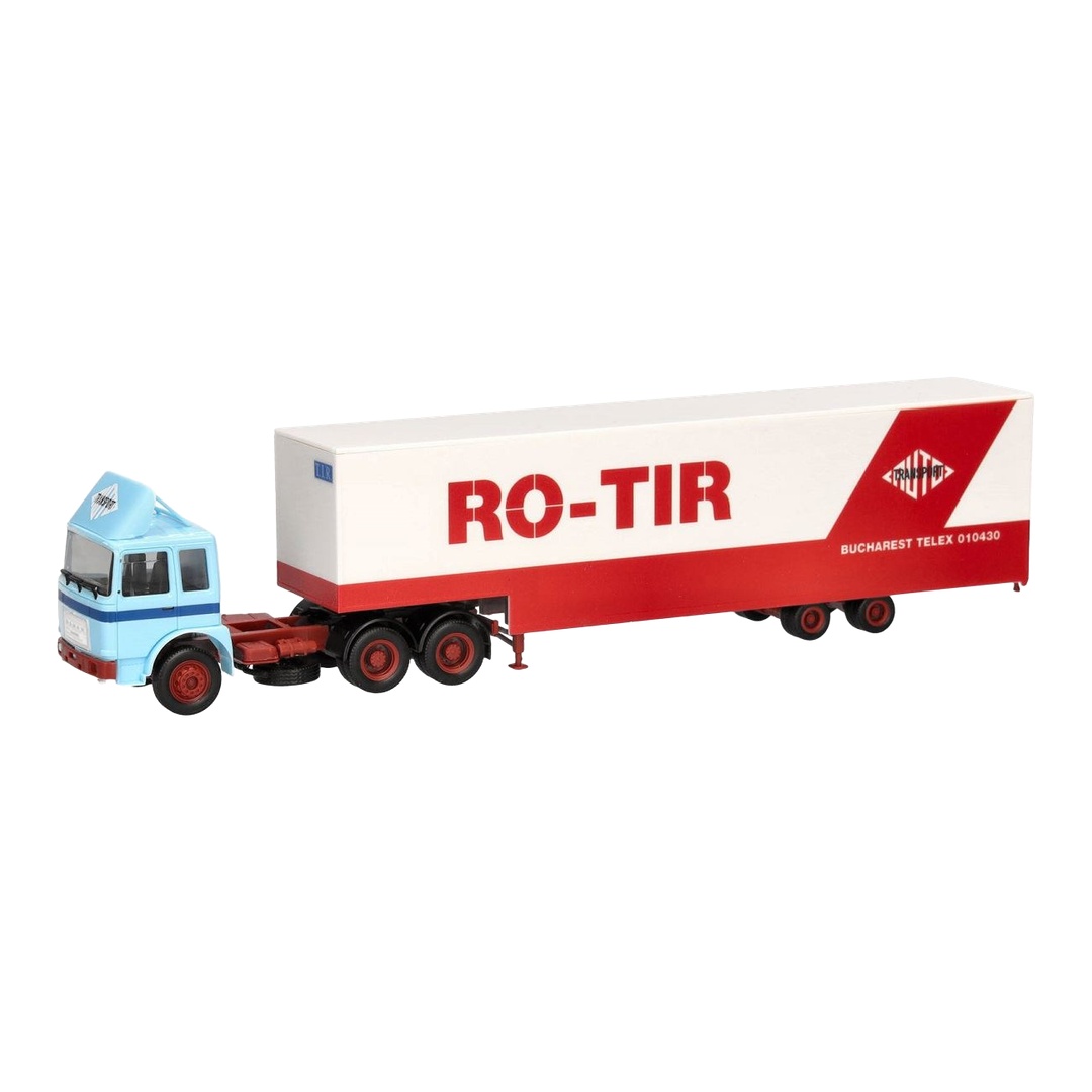 RO TIR Roman Diesel ボックス セミトレーラー / Herpa 1/87 トラック模型｜ラストホビー
