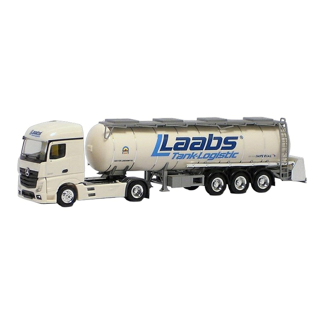 Laabs Logistic メルセデス・ベンツ Actros Stream Space タンカー セミトレーラー / Herpa 1/87 トラック模型