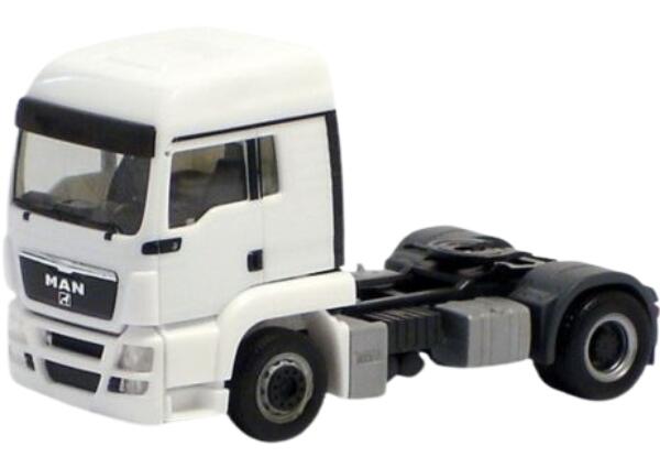 MAN TGS LX 2axle white トラック 模型 /Herpa 1/87