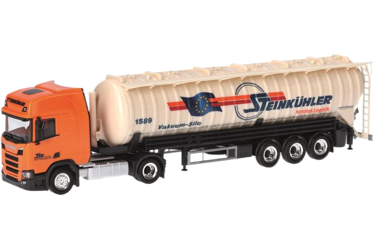Steinkuehler Scaniaスカニア CR20HD Suction Silo Semitrailerサイロセミトレーラー トラック 模型 /Herpa 1/87