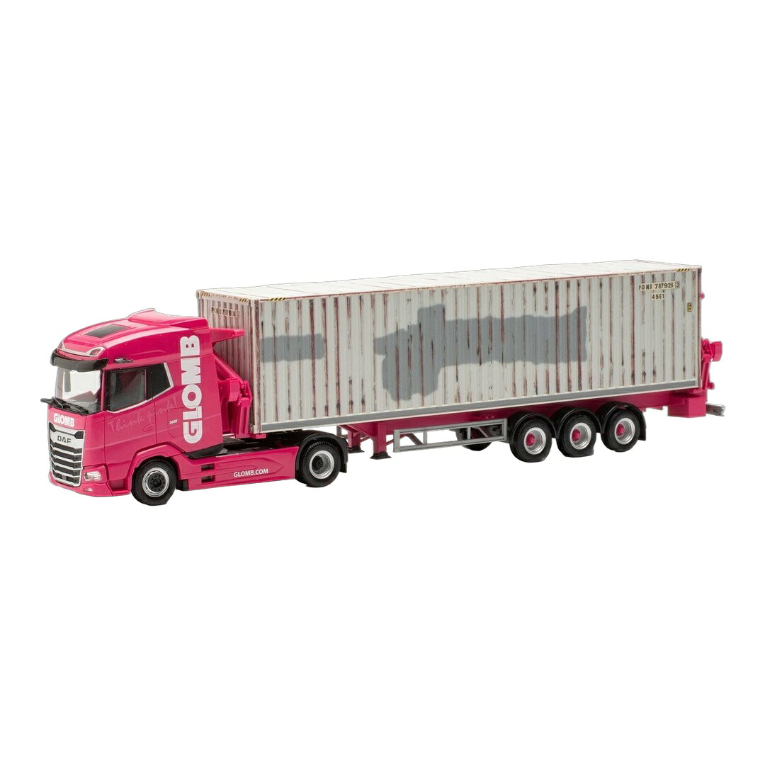 Glomb DAF XF コンテナサイドローダー 40フィートコンテナ 積載車 / Herpa 1/87 トラック模型