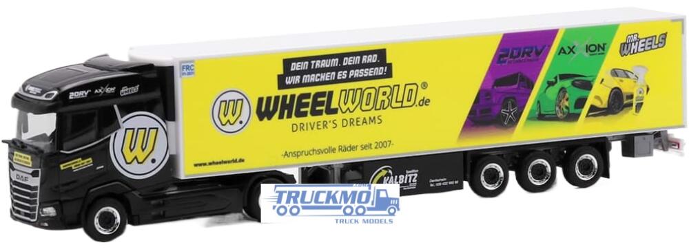 Spedition Kalbitz/Wheelworld-Driver-Dream DAF XG reefer semitrailer冷蔵セミトレーラー トラック 模型 /Herpa 1/87