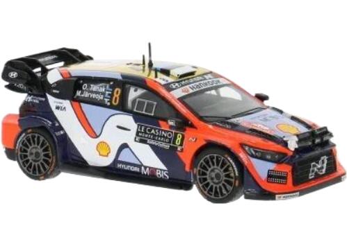 Rally Monte Carlo Hyundaiヒュンダイ i20 N Rally1 No.8 O. Taenak M. Jaerveoja ミニカー /IXO 1/43