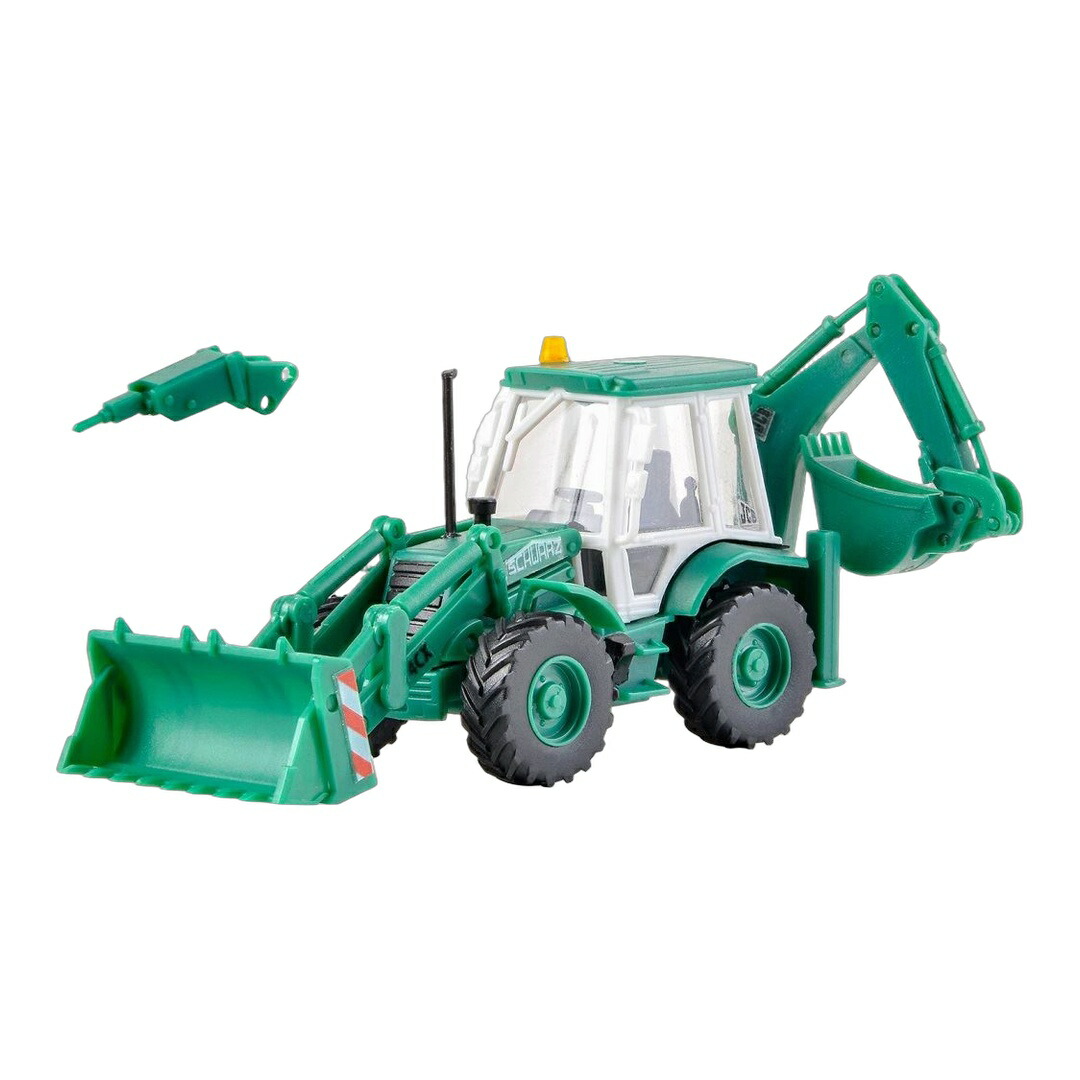 SchwarzBau JCB 4CX バックホーローダー ショベル 建設車両 / Kibri 1/87 建設機械模型 7,238円