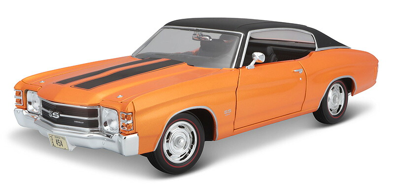 Chevroletシボレー Chevelle SS454 Sport Coupe in Orang 1971 / MAISTO 1/18 ミニカー 模型