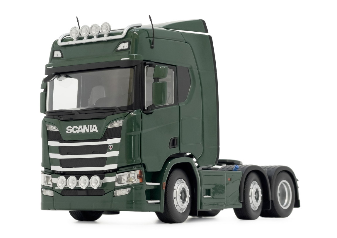 【取っておく】Scaniaスカニア R500続きもの 6x2 うす暗い緑であること / margemodel 1/32 ミニカー