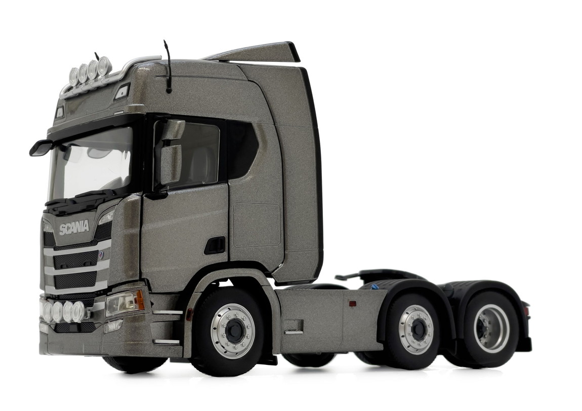 【取っておく】Scaniaスカニア R500続きもの 6x2 うす暗い薄墨色 / margemodel 1/32 ミニカー