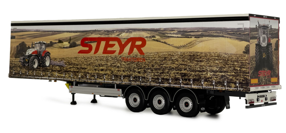 【取って置く】Pacton 引き幕ソーダ水 トレーラ Steyrシュタイアー ひな形 / margemodel 1/32 ミニカー