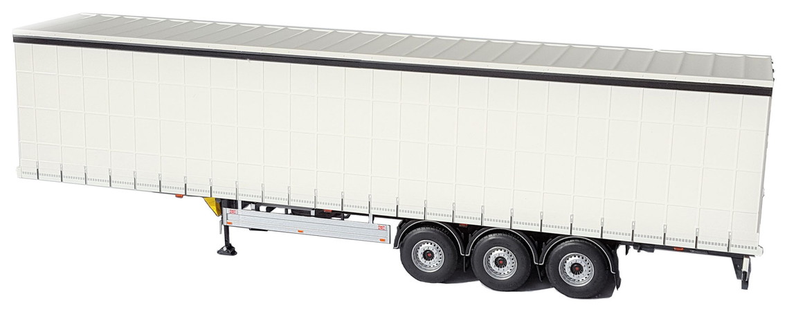 【予約】Pacton カーテンサイダートレーラー ホワイト / margemodel 1/32 ミニカー｜ラストホビー