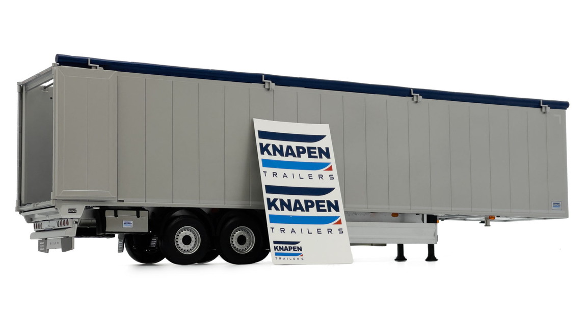 【取っておく】Knapen クナーペン ウォーキングフロアトレーラー 青色押しかぶせる / margemodel 1/32 ミニカー