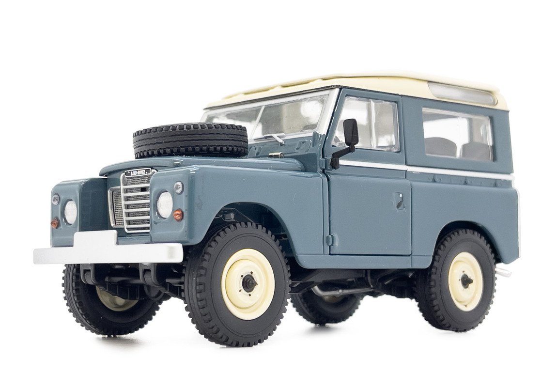 【取って置く】Landrover地びたローバー Series 3 88 サファリ大屋根 米国海兵隊員青碧 / margemodel 1/32 ミニカー