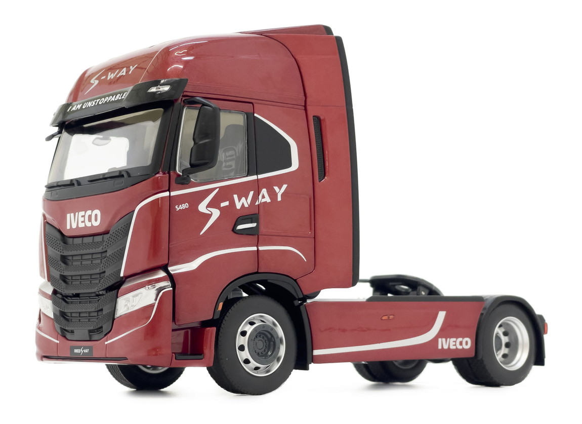 【取っておく】Ivecoイベコ S-Way 4x2 赤いこと S-Wayひな型 / margemodel 1/32 ミニカー