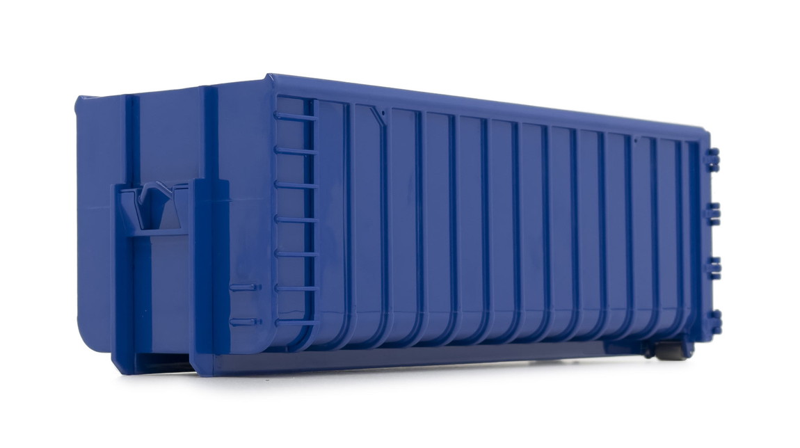 【取って置く】Hooklift container 40m3 blue フックリフトコンテナ 青碧 / margemodel 1/32 ミニカー